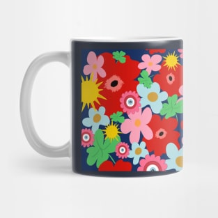 Happy Colourful Petals Mug